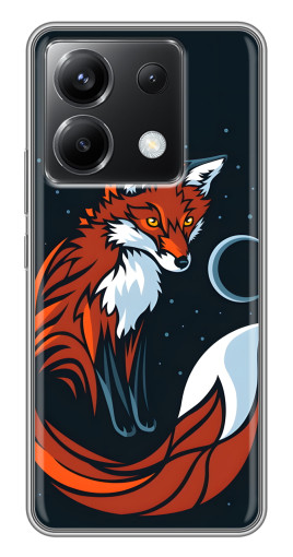 Чехол с картинкой "Рыжая лиса" для Xiaomi POCO X6 5G