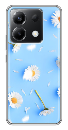Чехол с принтом "Ромашковый фон" для Xiaomi POCO X6 5G