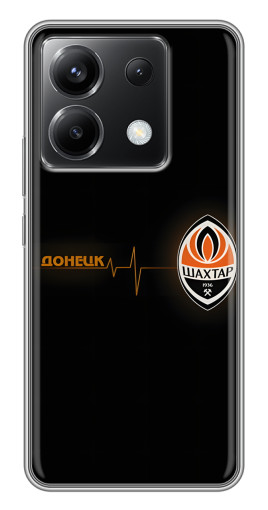 Силиконовый чехол с изображением "Шахтер в сердце" для Xiaomi POCO X6 5G