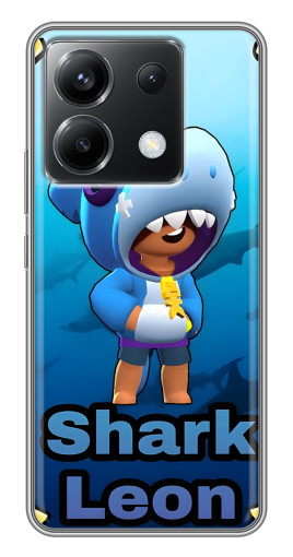 Силиконовый чехол с изображением "Shark Leon" для Xiaomi POCO X6 5G