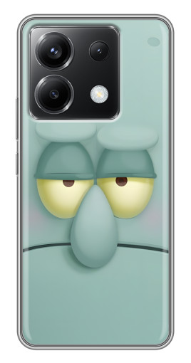 Чехол с печатью "Сквидвард" для Xiaomi POCO X6 5G