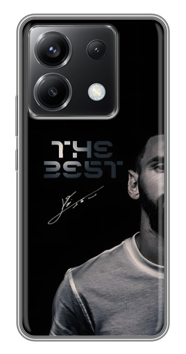 Чехол с картинкой "The Best Messi" для Xiaomi POCO X6 5G