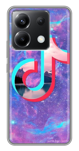 Чехол с принтом "ТикТок мраморный" для Xiaomi POCO X6 5G