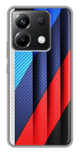 Чехол с картинкой "Цвета лого БМВ" для Xiaomi POCO X6 5G