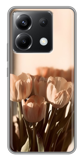 Чехол с печатью "Тюльпаны на солнце" для Xiaomi POCO X6 5G