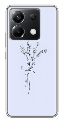 Чехол с картинкой "Веточки лаванды" для Xiaomi POCO X6 5G