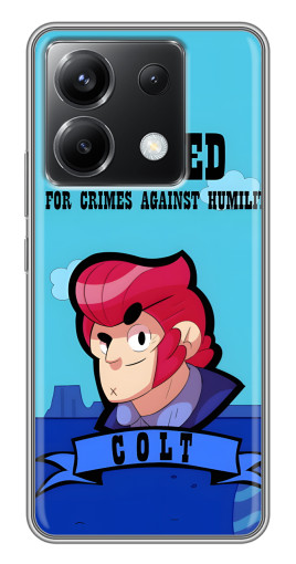 Силиконовый чехол с изображением "WANTED COLT" для Xiaomi POCO X6 5G