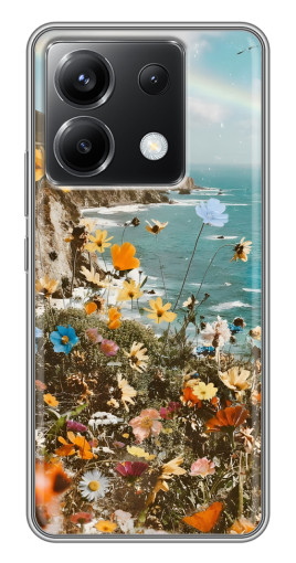 Чехол с принтом "Яркие полевые цветы" для Xiaomi POCO X6 5G