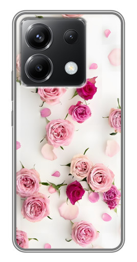 Чехол с принтом "Яркие розы" для Xiaomi POCO X6 5G