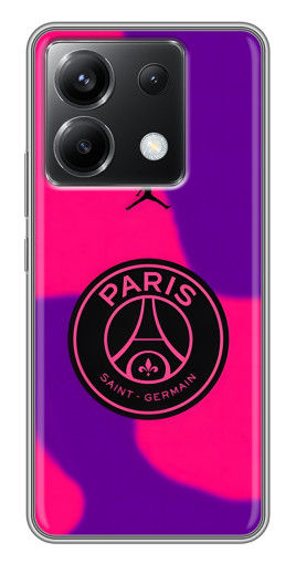 Чехол с принтом "Яркий лого PSG" для Xiaomi POCO X6 5G