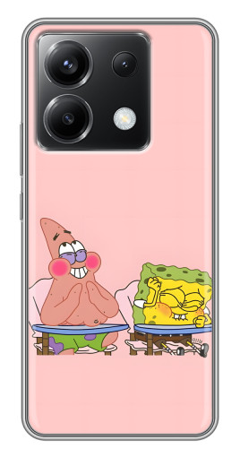 Чехол с принтом "За партой" для Xiaomi POCO X6 5G
