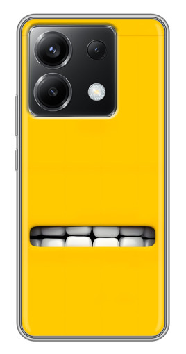 Чехол с картинкой "Зубы миньона" для Xiaomi POCO X6 5G