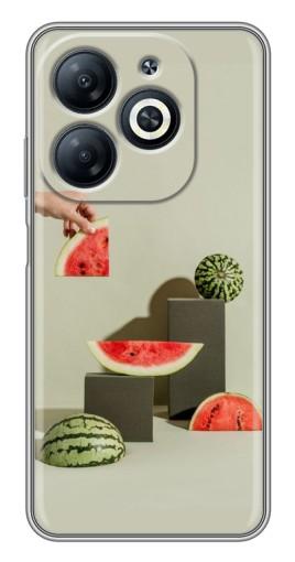Чехол с принтом "Арт Арбузы" для Infinix Smart 8