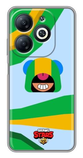 Чехол с принтом "Арт Леон" для Infinix Smart 8