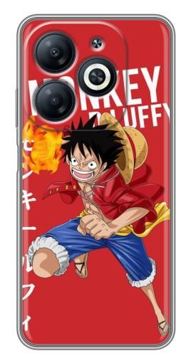 Силиконовый чехол с изображением "Атакующий D Luffy" для Infinix Smart 8