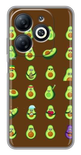 Чехол с картинкой "Авокадики" для Infinix Smart 8