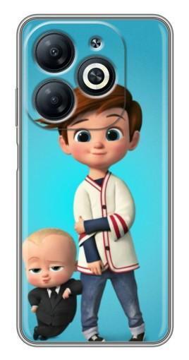 Чехол с картинкой "Boss and Boy" для Infinix Smart 8