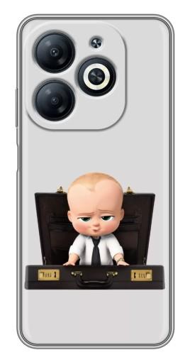 Чехол с картинкой "Босс с чемоданом" для Infinix Smart 8