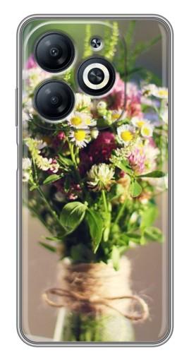 Чехол с картинкой "Букет полевых цветов" для Infinix Smart 8