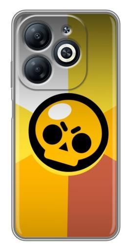 Чехол с принтом "Череп Бравл Старс" для Infinix Smart 8