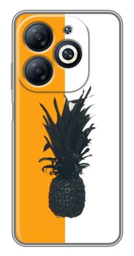 Чехол с принтом "Черный Ананас" для Infinix Smart 8
