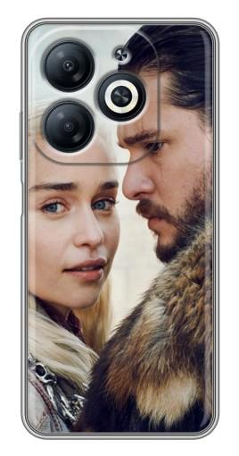 Чехол с печатью "Дейнерис и Сноу" для Infinix Smart 8