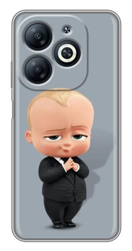 Чехол с картинкой "Деловой ребенок" для Infinix Smart 8
