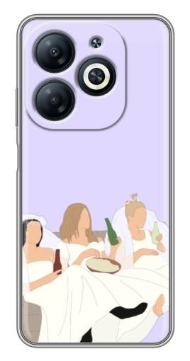 Чехол с принтом "Девушки Друзья" для Infinix Smart 8