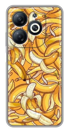 Чехол с принтом "Фон бананов" для Infinix Smart 8