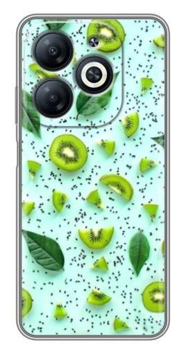 Чехол с принтом "Фон киви" для Infinix Smart 8