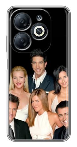 Чехол с картинкой "Фото Друзья" для Infinix Smart 8