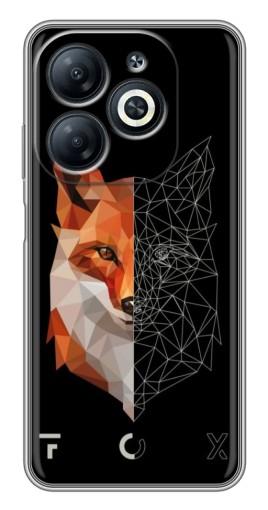 Чехол с печатью "Fox" для Infinix Smart 8