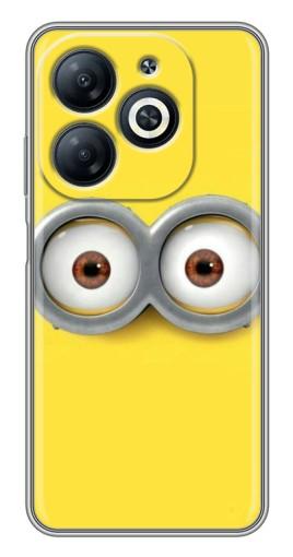 Чехол с картинкой "Глаза Боба миньона" для Infinix Smart 8