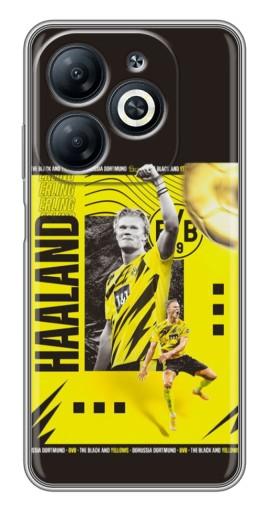 Чехол с принтом "Golden Haaland" для Infinix Smart 8