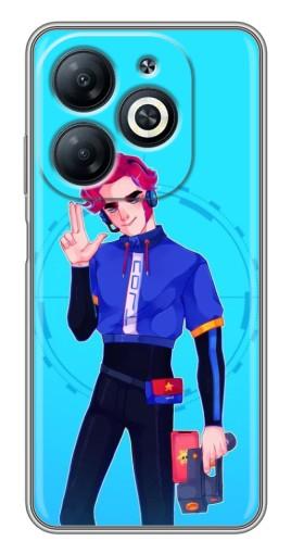 Чехол с печатью "Гвардеец Кольт" для Infinix Smart 8