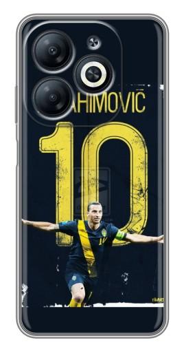 Чехол с картинкой "Ибрагимович 10" для Infinix Smart 8