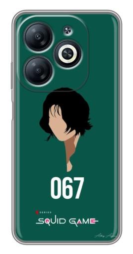 Чехол с принтом "Игрок 067" для Infinix Smart 8
