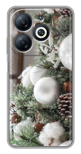 Чехол с печатью "Игрушки на елке" для Infinix Smart 8