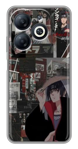 Чехол с принтом "Итачи комиксы" для Infinix Smart 8