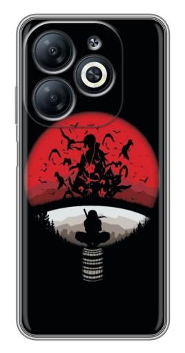 Чехол с принтом "Итачи на черном" для Infinix Smart 8