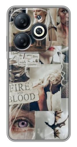 Силиконовый чехол с изображением "Коллаж Дейнерис" для Infinix Smart 8