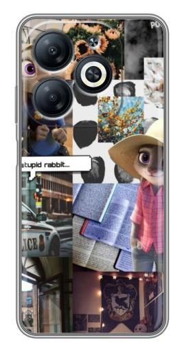 Чехол с принтом "Коллаж Джуди" для Infinix Smart 8