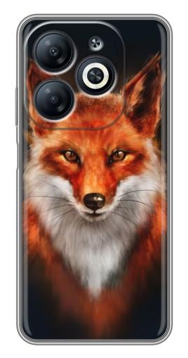 Чехол с печатью "Красивая лиса" для Infinix Smart 8