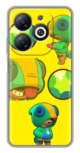 Чехол с принтом "Кристалл и Леон" для Infinix Smart 8