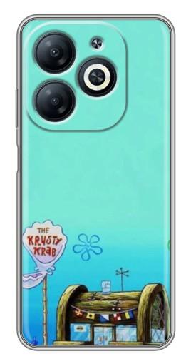 Чехол с картинкой "Krusty Krab" для Infinix Smart 8