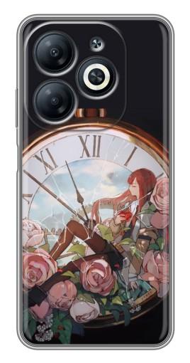 Чехол с принтом "Курису  в часах" для Infinix Smart 8