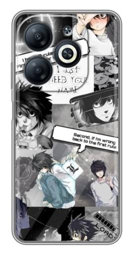 Чехол с картинкой "L - Death note" для Infinix Smart 8