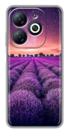 Силиконовый чехол с изображением "Лавандовое поле" для Infinix Smart 8