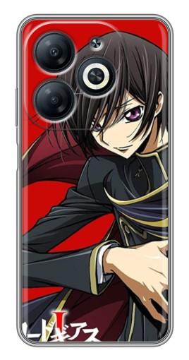 Силиконовый чехол с изображением "Лелуш на красном" для Infinix Smart 8