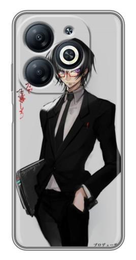 Чехол с печатью "Лелуш в очках" для Infinix Smart 8